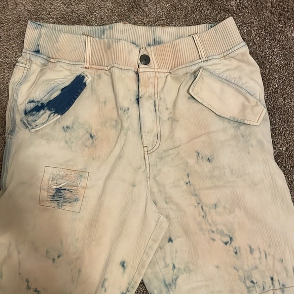 Free People size medium stretch waist pants - Picture 2 of 6